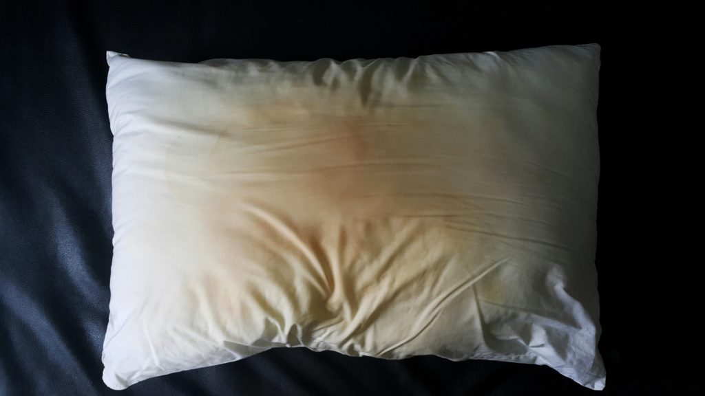 A stained pillow.
